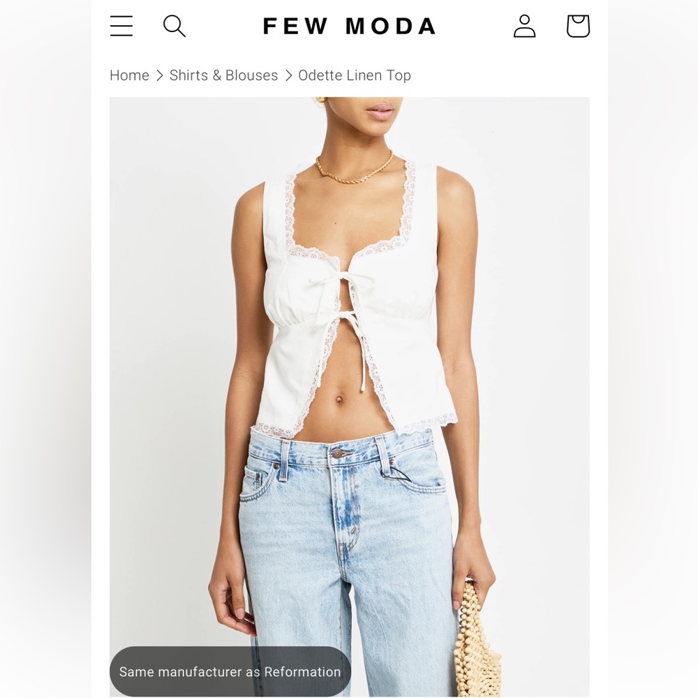 Few Moda kourt Odette Top // Reformation Rosalie Top